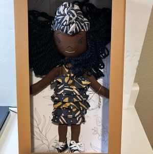 HarperIman Rae 14'' Plush Linen Doll